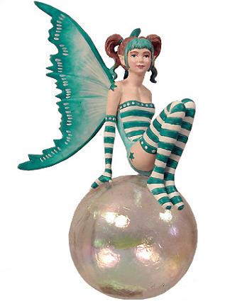 Bubble Rider Fairy Diva Ornament - Bubble Rider VI