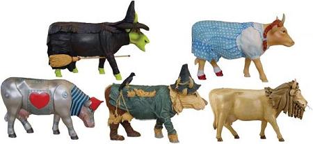 Wizard of Oz Kansas City Cow Parade