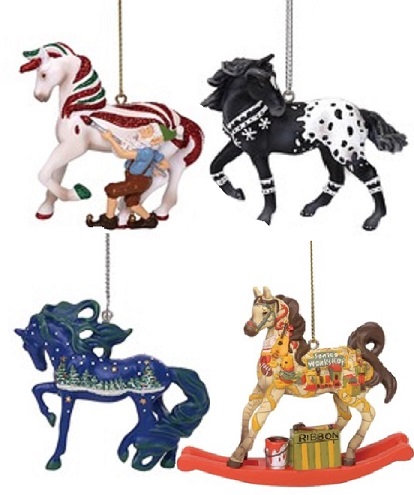 Trail of the Painted Ponies, Christmas 2018 Ornament Set