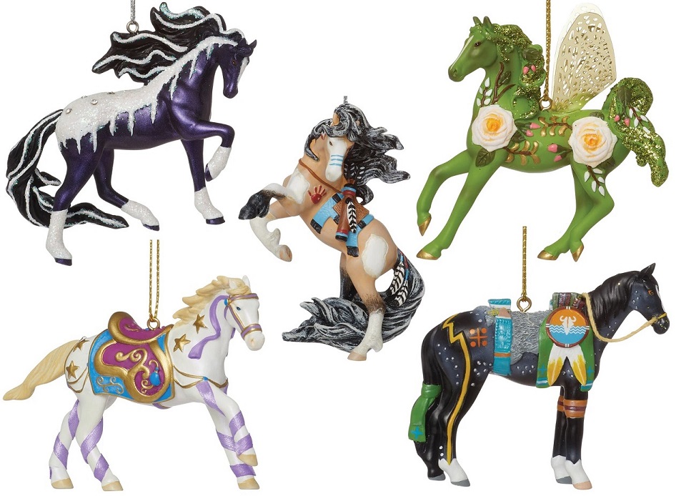 Trail of the Painted Ponies, 2023 Ornament Set