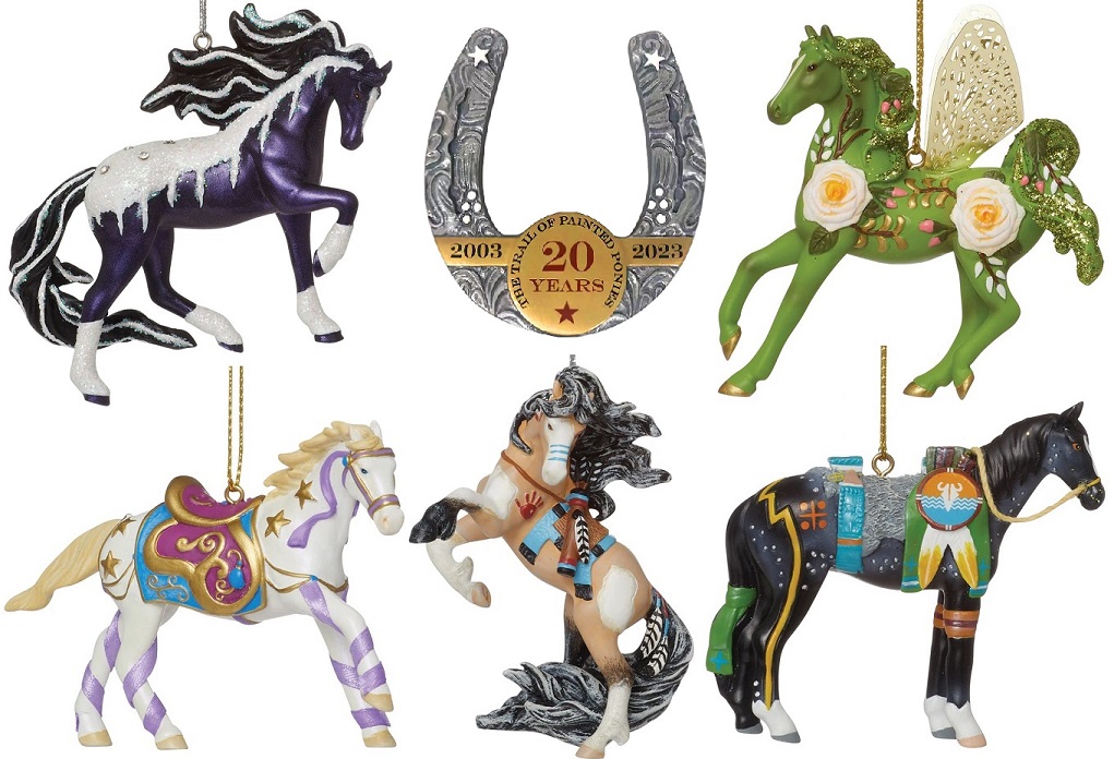 Trail of the Painted Ponies, 2023 20th Anniversary Ornament Set
