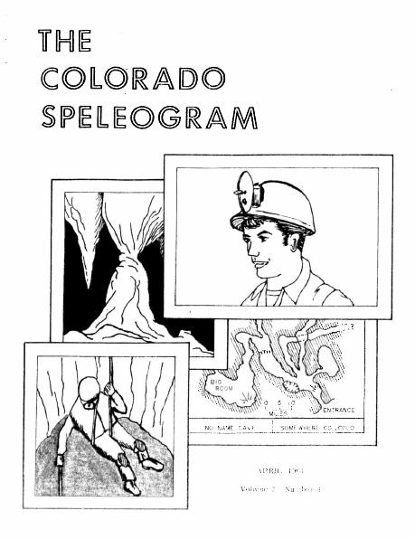 Colorado Speleogram, April 1964