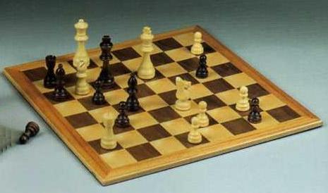 Oak Veneer Chess Board