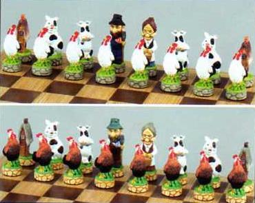 Farmland Chess Set