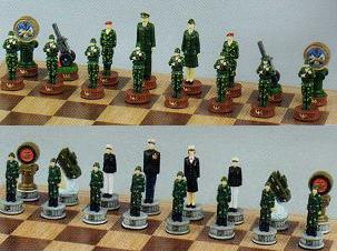 Army and Marine Chess Set