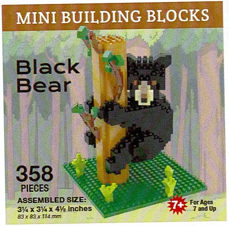 Black Bear Mini Building Blocks