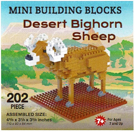 Desert Bighorn Sheep Mini Building Blocks