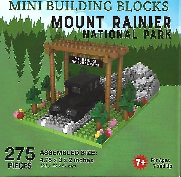Mount Rainier National Park Mini Building Blocks