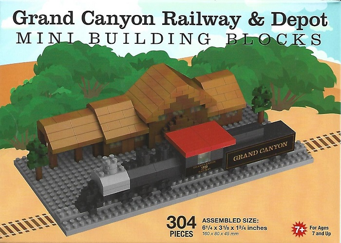 Grand Canyon Railway and Depot Mini Building Blocks