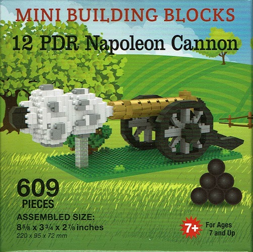 12 PDR Napoleon Cannon Mini Building Blocks