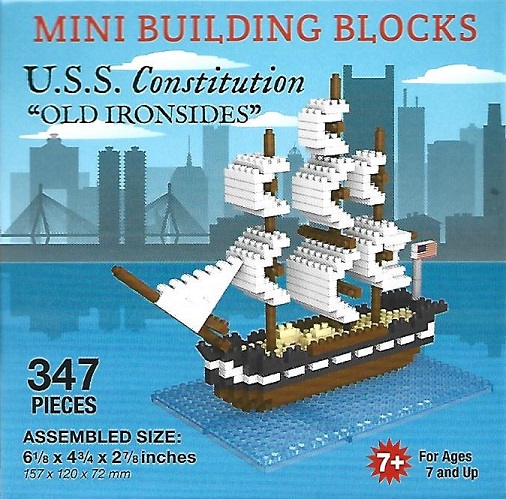USS Constitution Mini Building Blocks