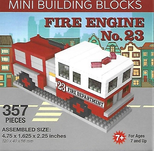 Fire Engine No. 23 Mini Building Blocks
