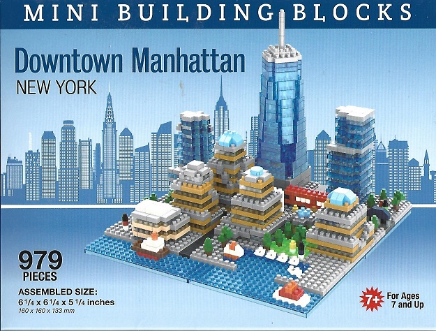 Downtown Manhattan Mini Building Blocks