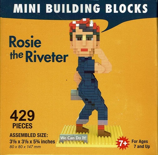 Rosie the Riveter Mini Building Blocks