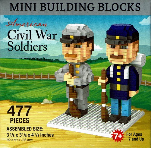 Civil War Soldiers Mini Building Blocks