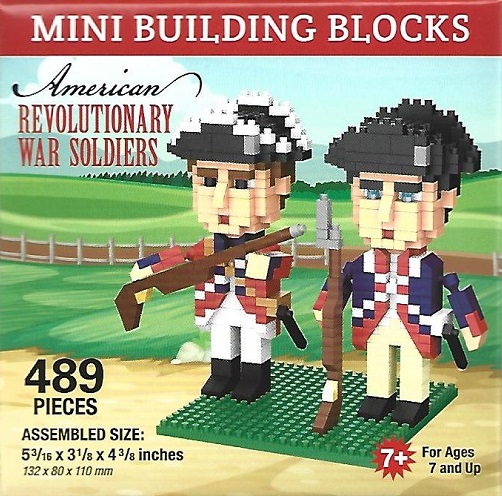 Revolutionary War Soldiers Mini Building Blocks