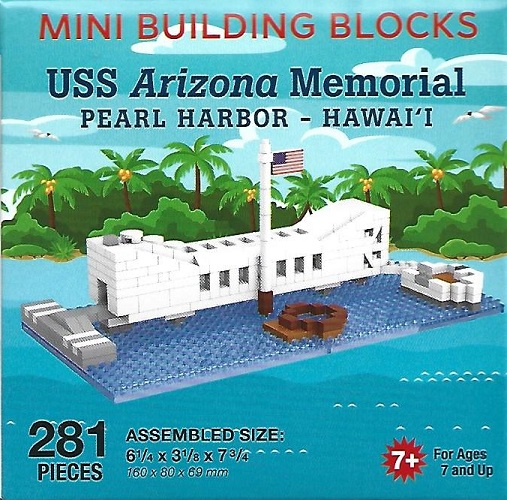 USS Arizona Memorial Mini Building Blocks