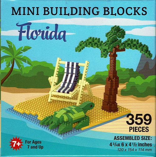 Florida Beach Scene Mini Building Blocks