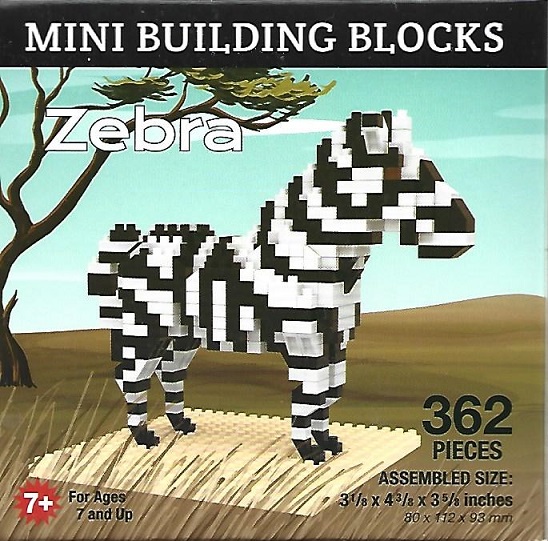Zebra Mini Building Blocks