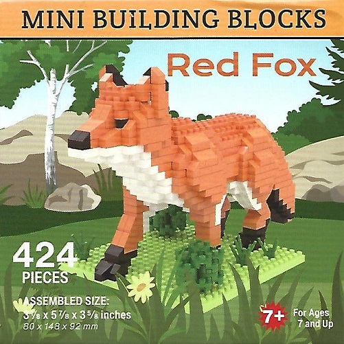 Red Fox Mini Building Blocks