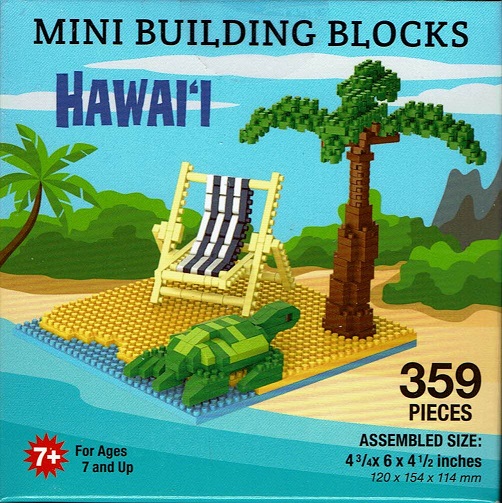 Hawaii Beach Scene Mini Building Blocks