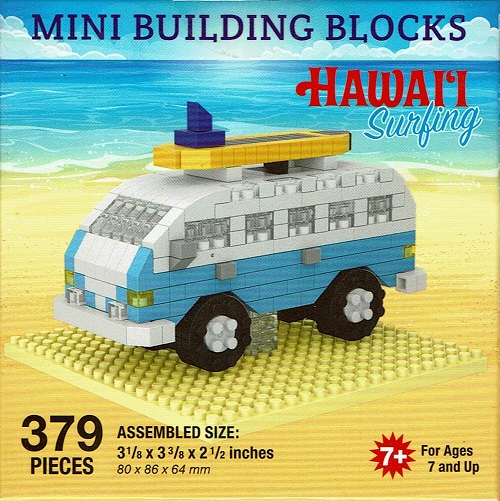Hawaii Surfing Mini Building Blocks