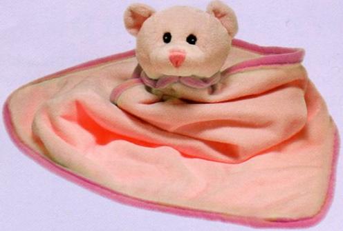 Pink Bear Baby Wrap 'N' Nap