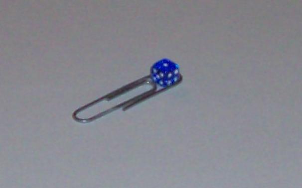 Mini-Die, clear sapphire