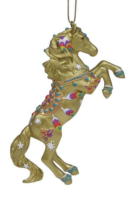 Golden Jewel Pony Ornament