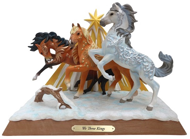 We Three Kings Christmas Pony Showpiece