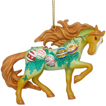 Vintage Christmas Pony Ornament