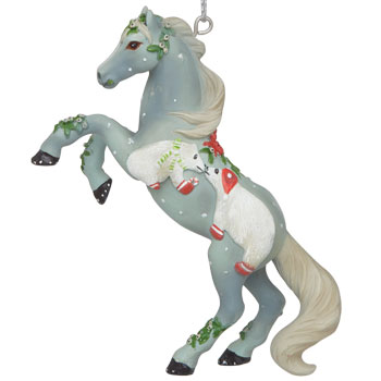 Mistletoe Kisses Pony Ornament