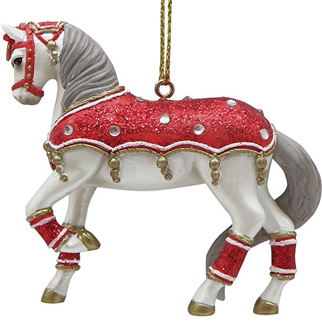 Holiday Tapestry Pony Ornament
