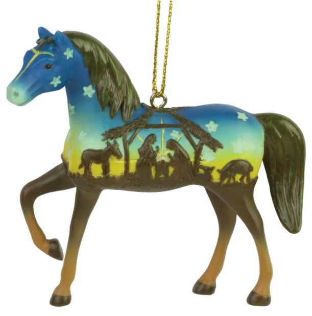 Away in a Manager Pony Ornament