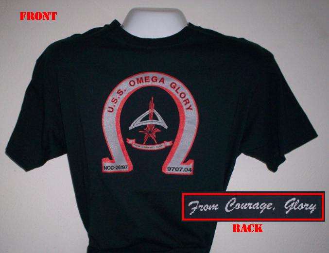 USS Omega Glory T-Shirt, Medium