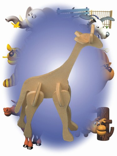 Giraffe Mini-Puzzle
