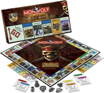 Pirates of the Caribbean Trilogy Edition Monopoly