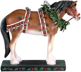 Christmas Clydesdale Pony