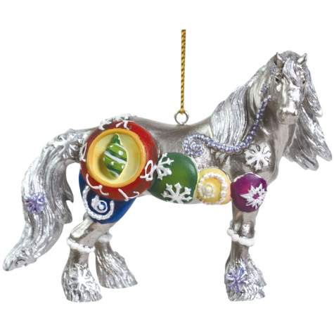 Silverfrost Clydesdale Ornament